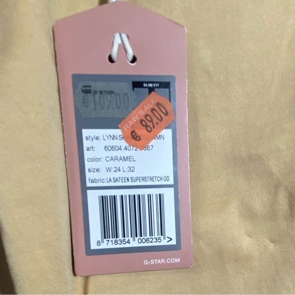 G star Raw-LYNN MID WAIST SKINNY JEANS caramel Color - Picture 2 of 12